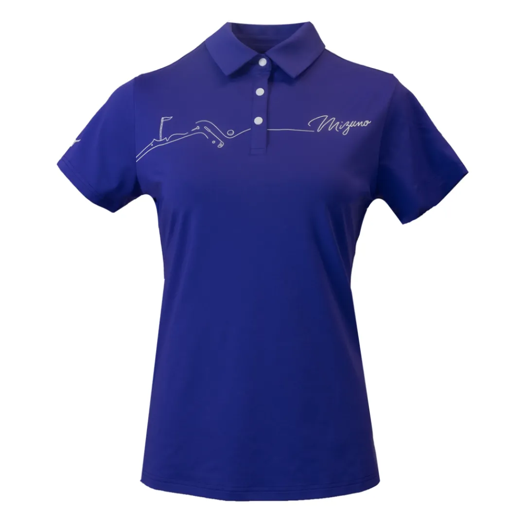 Mizuno GOLF COURSE PRINT POLO WOMEN*Women Tops