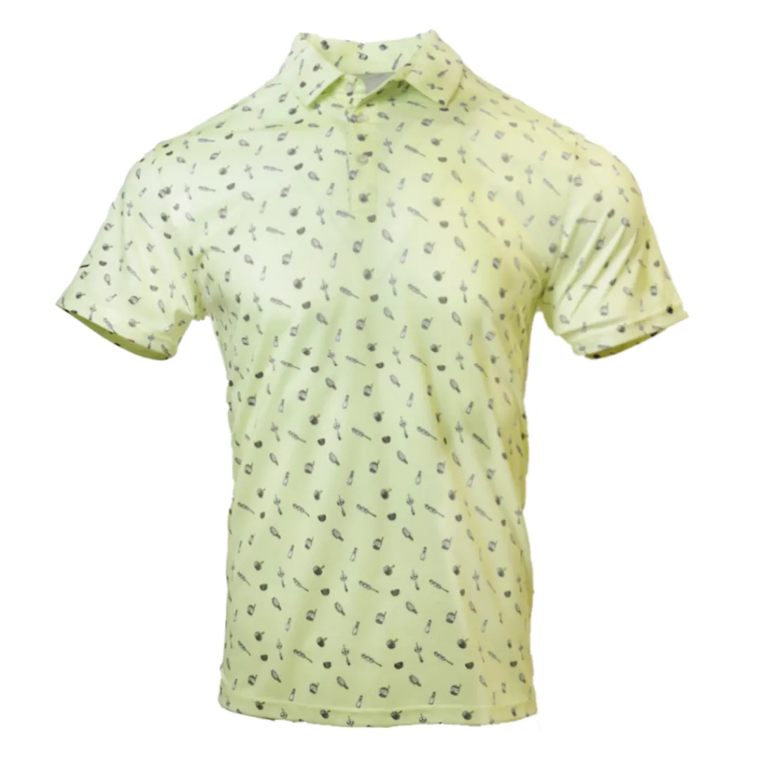 Mizuno JAPANESE SUMMER PRINT POLO MEN* Tops