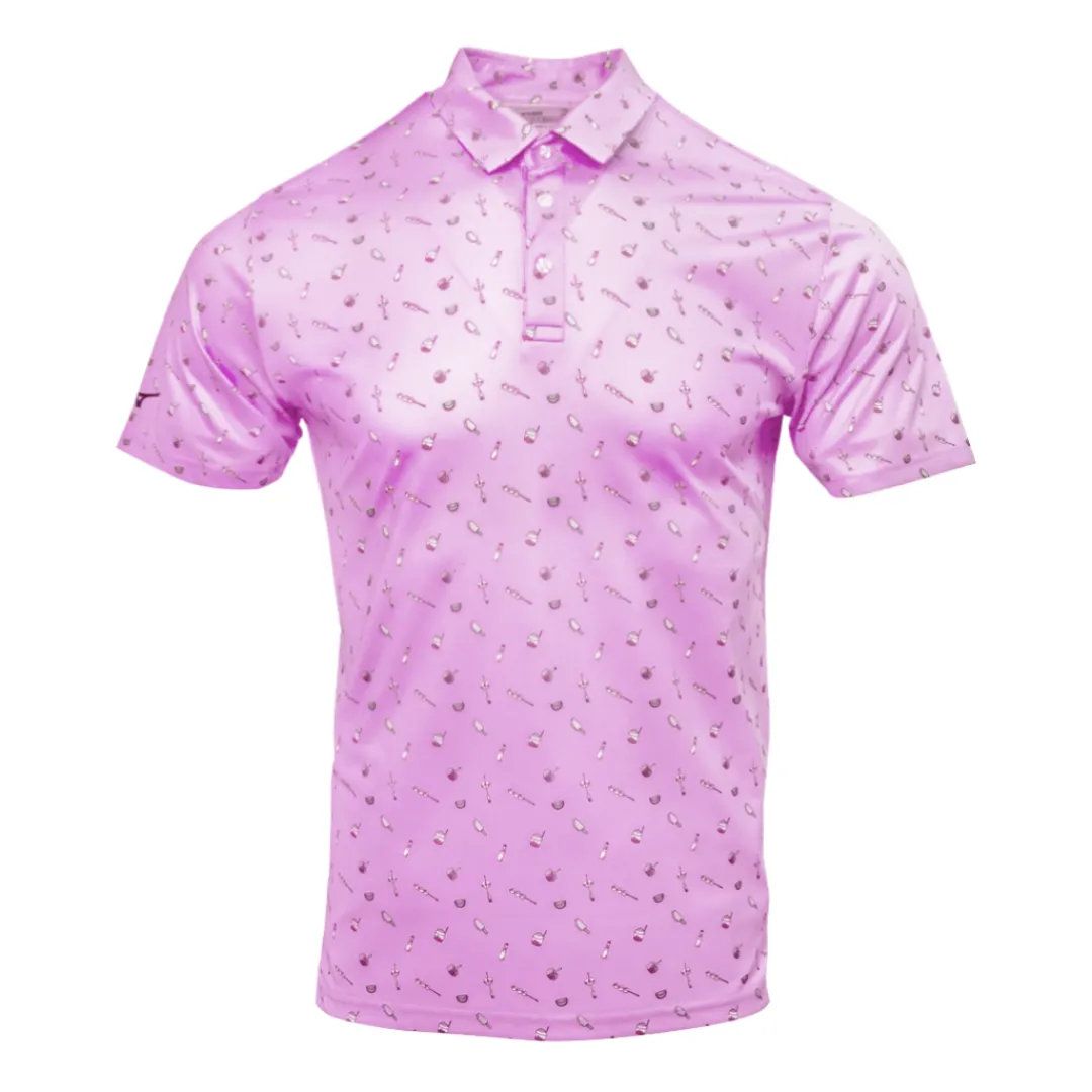 Mizuno JAPANESE SUMMER PRINT POLO MEN* Tops