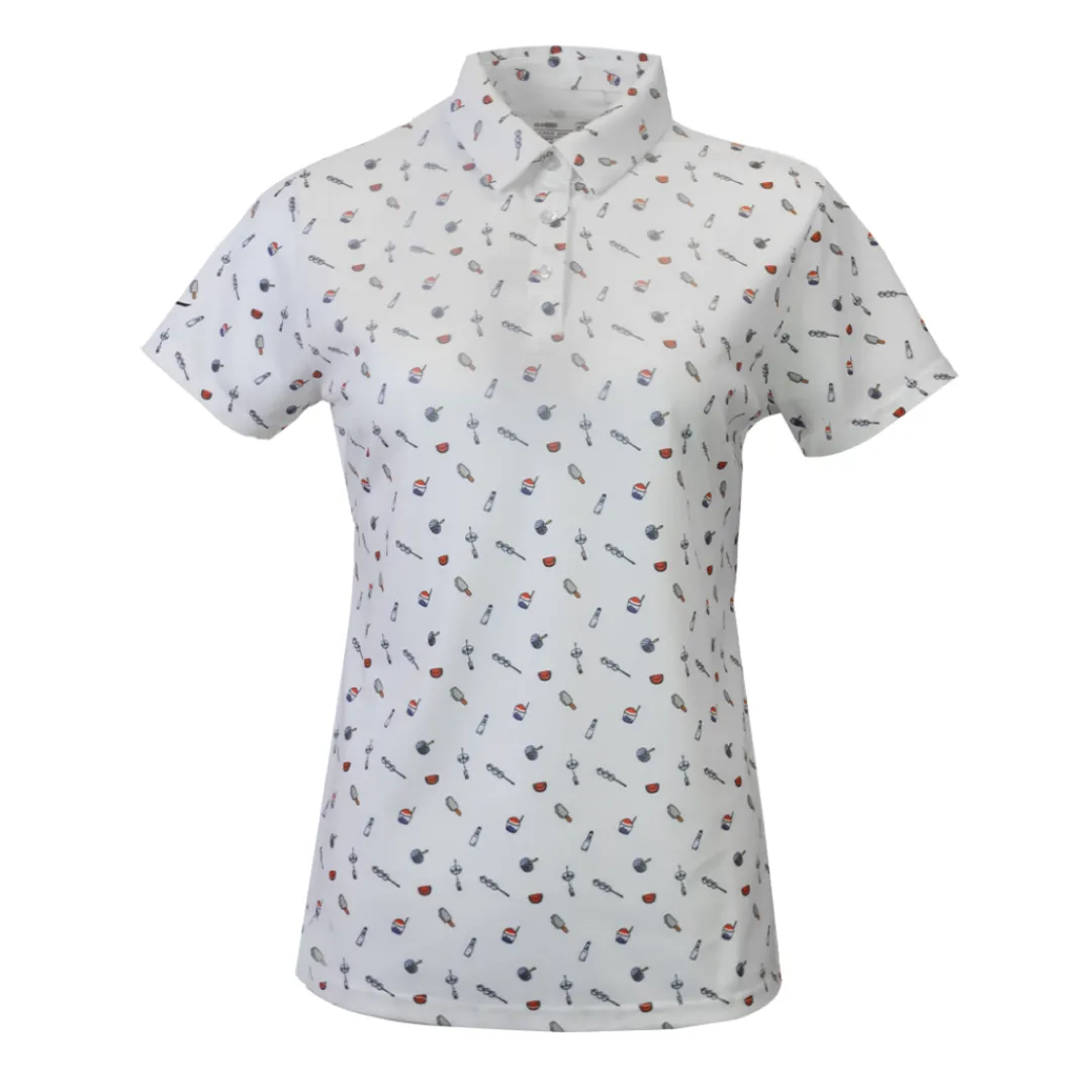 Mizuno JAPANESE SUMMER PRINT POLO WOMEN*Women Tops